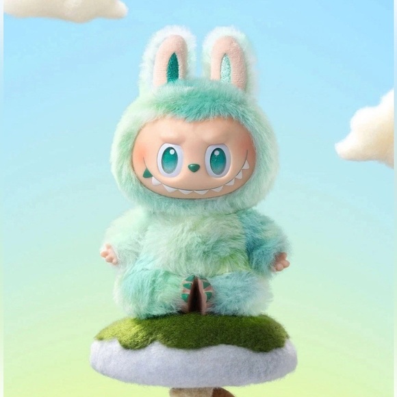 Pop Mart LABUBU Big Into Energy SERENITY 💚Plush Blind Box Authentic NEW - Picture 2 of 7